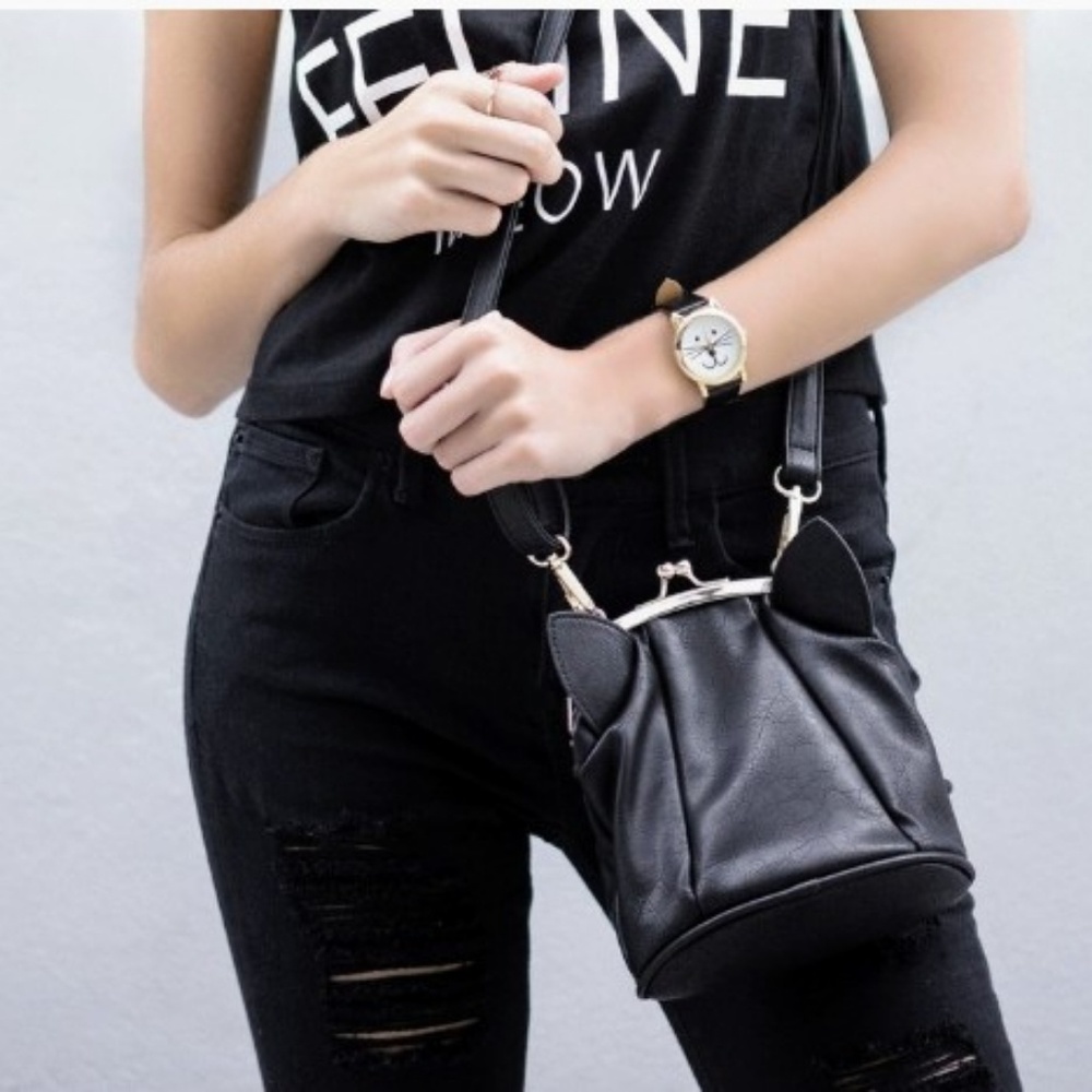 Black Cat Purse